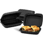 RL2-15 9x6 Black Hinged Containers Microwaveable 150PCS  A1003