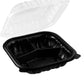 RL4-30 8x8 Clamshell Black Base 3 compartment 150pcs Item# JC-83
