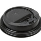 RL4-25 10-20oz Dome Lid For Hot Cups Black 1000pcs