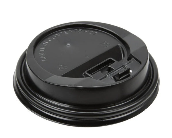 D2- 10-20oz Dome Lid For Hot Cups Black 1000pcs