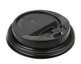 RL4-25 10-20oz Dome Lid For Hot Cups Black 1000pcs