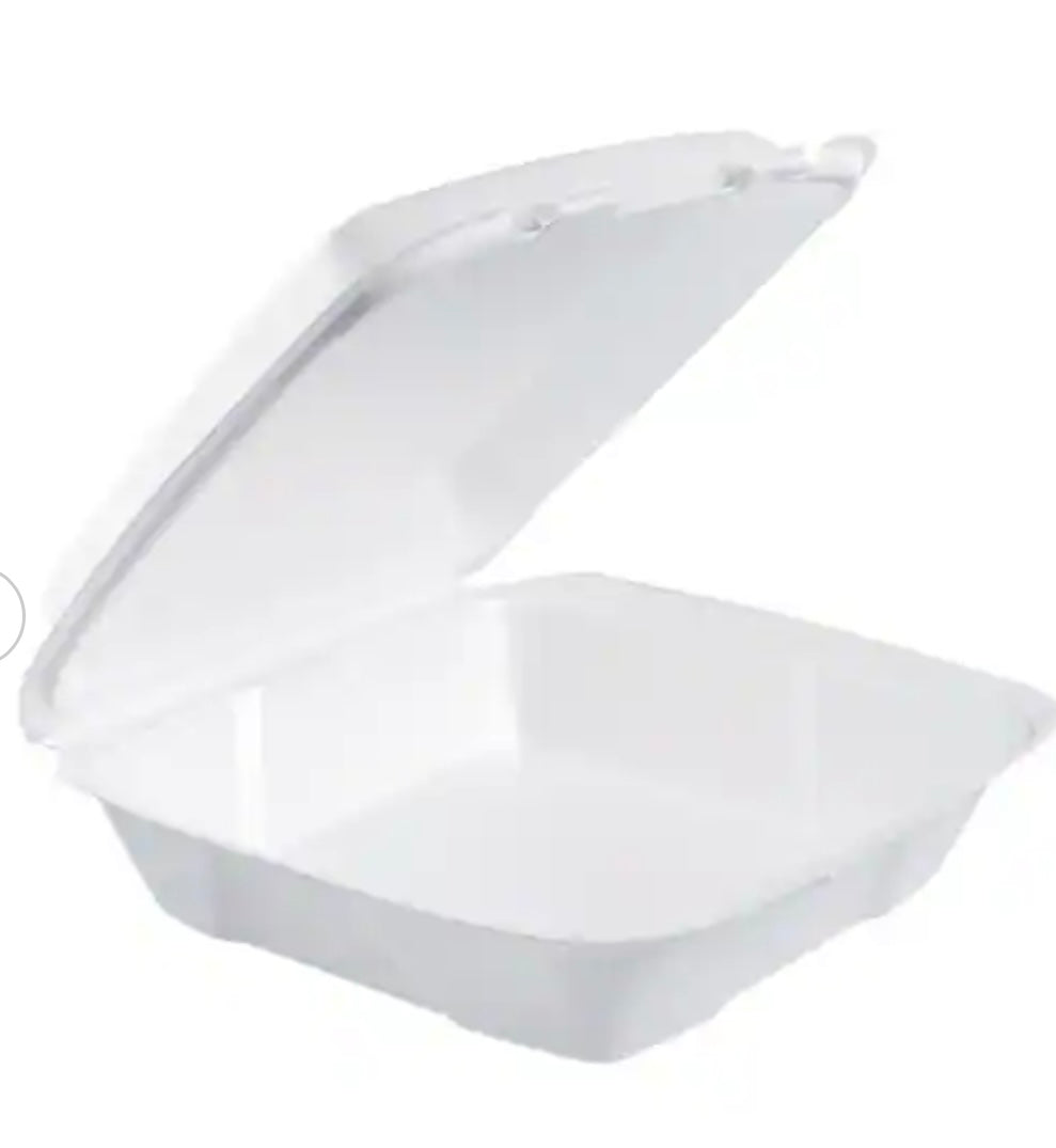 RL 8x8 foam 1 compartment container  200pcs