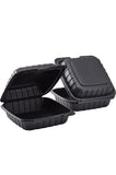 RL2-16 8x8 Black Hinged Container one compartment 150PCS   A1012