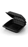 RL2-16 9x9 Black Hinged Container 150PCS  A1009