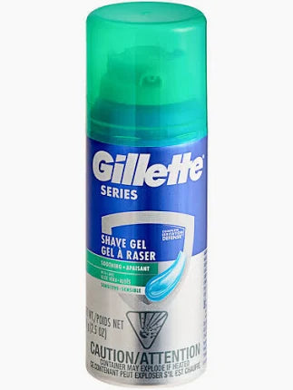 GILLETTE SHAVE GEL 2.5 OZ SENSITIVE