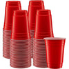Red Plastic Party Cups 18oz Disposable 20 Count Pack 24 Case
