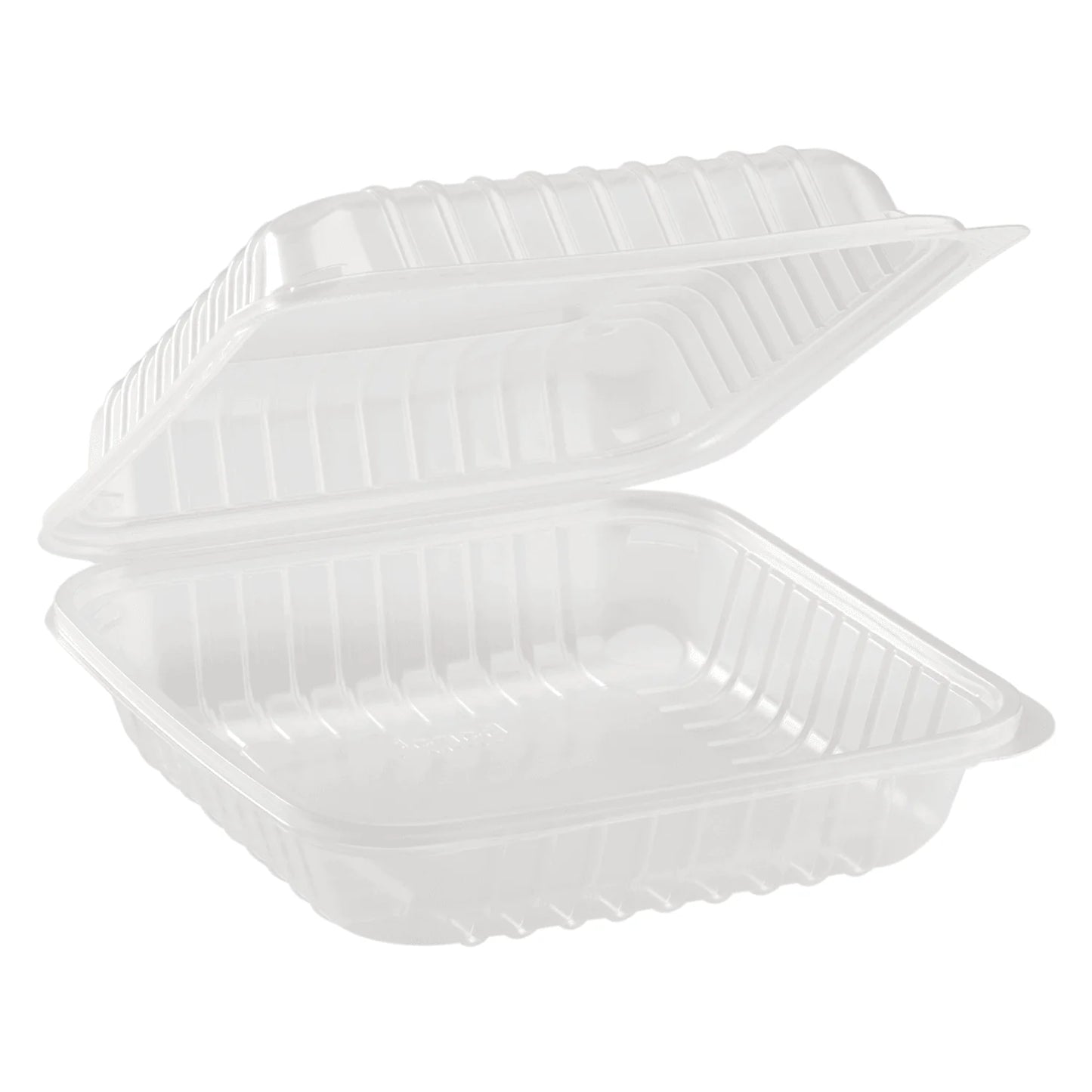 B6- Clear Hinged Container 8  250 count Item# CY-CHC-8L