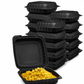 RL2-16 9x9 Black Hinged Container 150PCS  A1009