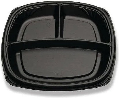 3 Compartment Black Base  Case Count 400  TTM-FS9B-3