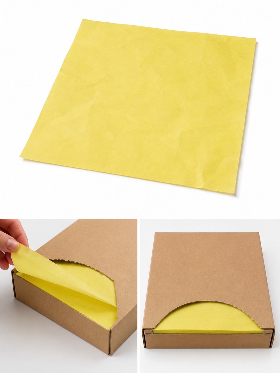 RL5-31 12x12 Yellow Grease Resistant Wrap 5000PCS