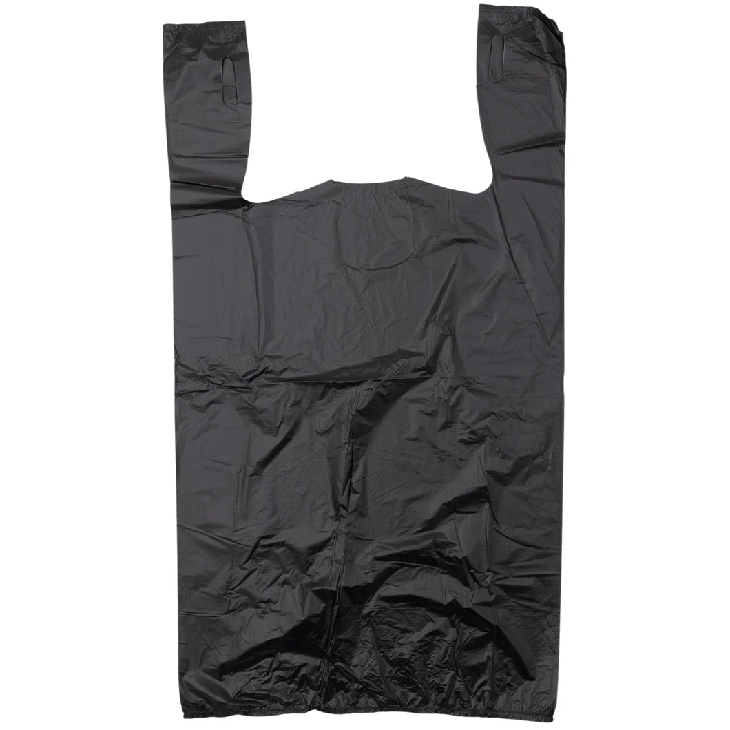Black HD T-shirt Bags 25mico 300bags/carton