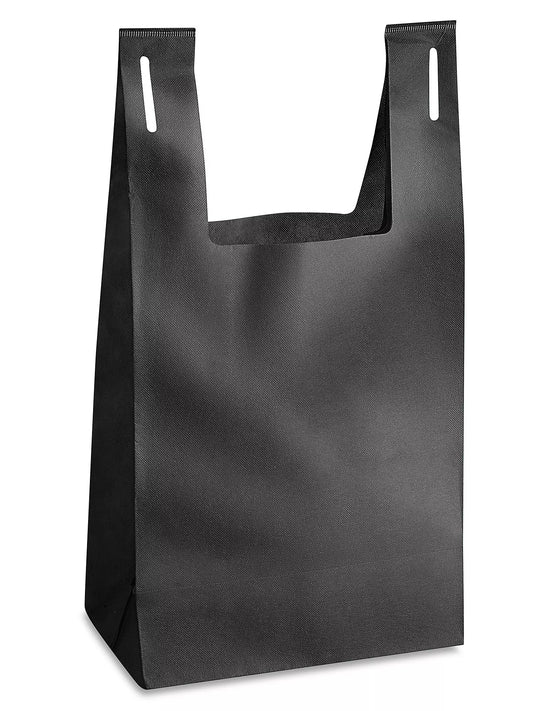 Black Reusable T-shirt Bags 12.2x7x20.7    200Bags/Carton