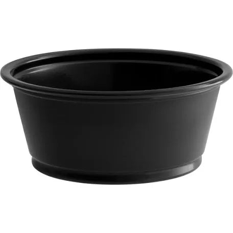 I1 - 2.0 oz black portion cup 2500pcs