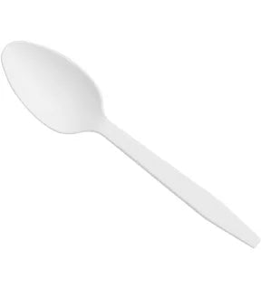 White Heavy Duty Wrapped Spoon 1000PCS