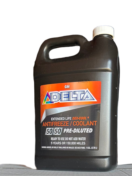 Delta Dexcool Antifreeze Coolant 50/50 Pre-Diluted 1 Gallon – 6 Pack