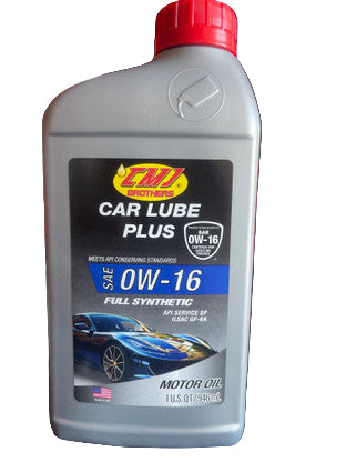 Car Lube Plus 0W-16 12cans/carton Full Synthetic
