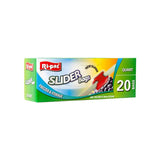 Ri-Pac Quart Slider Zipper Storage Bags 20 count box – resealable freezer-safe food storage