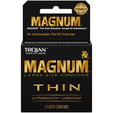 TROJAN CONDOM 3 CT MAGNUM THIN