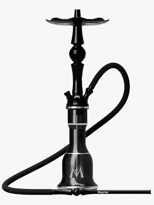 Maestro Hookah A1 Black modern shisha set with sleek matte design