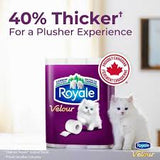ROYALE VELOUR TOILET PAPER 190 SHEETS 2 PLY