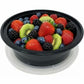 RL6-38 48oz Black Round Microwavable Container with Lid 150pcs