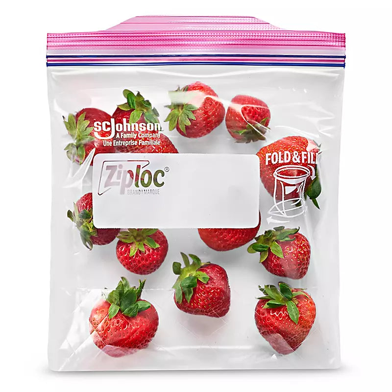 Reclosable Double Zipper/Freezer Storage Bag Quart Size 300CT