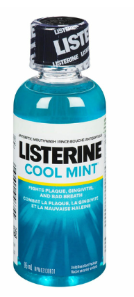 Listerine Cool Mint Antiseptic Mouthwash Bottle – Fresh Breath and Germ Protection