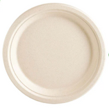 9" Round Plate Bagasse Pfas Free 500pcs