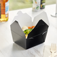 #1 BLACK PAPER TAKE-OUT BOX 5x4.5x2.5 450pcs