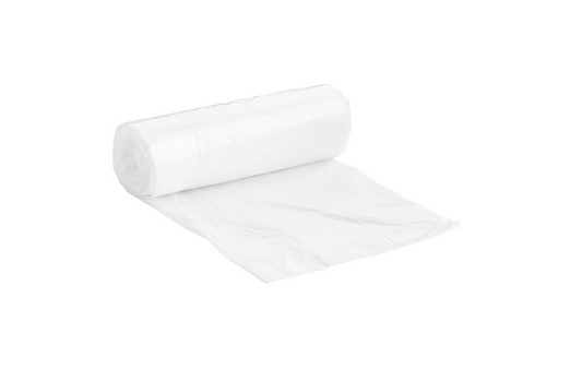 8-10 Gallon HDPE Can Liner 24x24 6 Mic natural Bag 50 rolls/ 20 bags