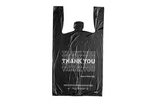 RL1-3 Thank You Bags Black 8x5x16 2.5mil 300pcs