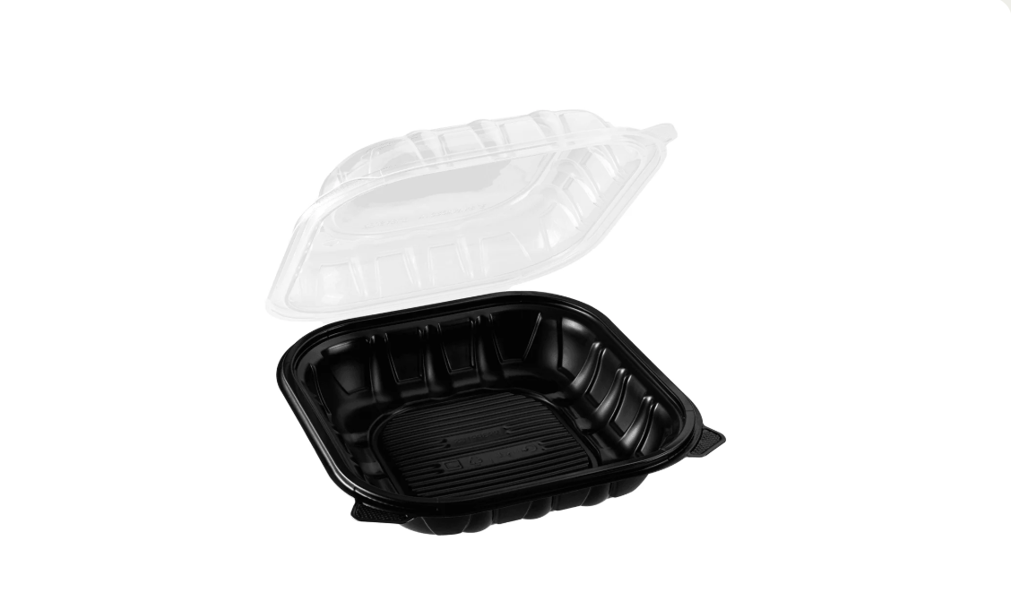 C5- 9x9 Clamshell Black Base Container 150pcs