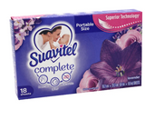 Suavitel Lavender Dryer Sheets 18 count box wholesale pack for fabric care