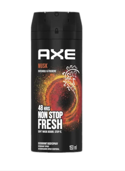 Axe Musk Body Spray Deodorant 150ml 6 Pack for men