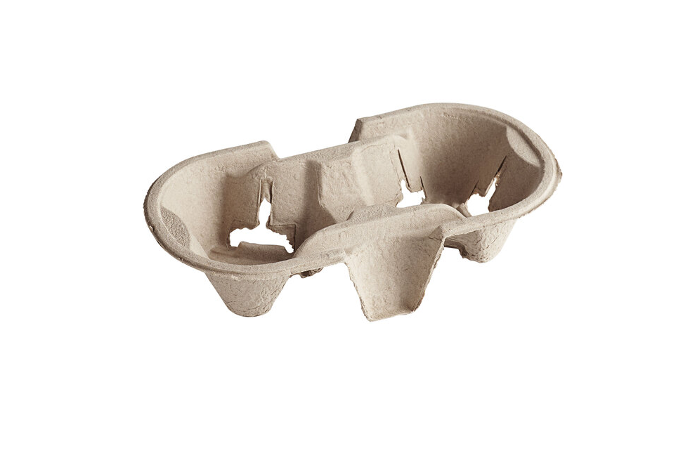 D2 - Pulp Fiber 2 Cup Carrier 300Case