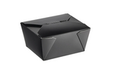 #1 BLACK PAPER TAKE-OUT BOX 5x4.5x2.5 450pcs