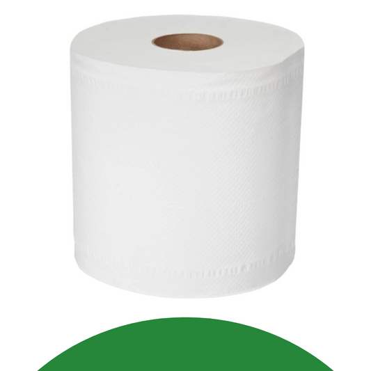 2 PLY WHITE WRAPPED CENTERPULL TOWEL