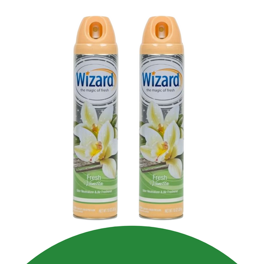 WIZARD AREOSOL AIR FRESHENER SWEET VANILLA
