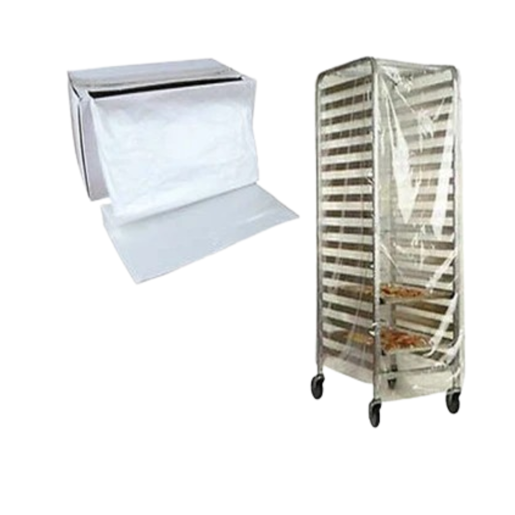 52x80 Bun Rack Covers for Bakery Racks – 50/Roll, 4 Case Pack