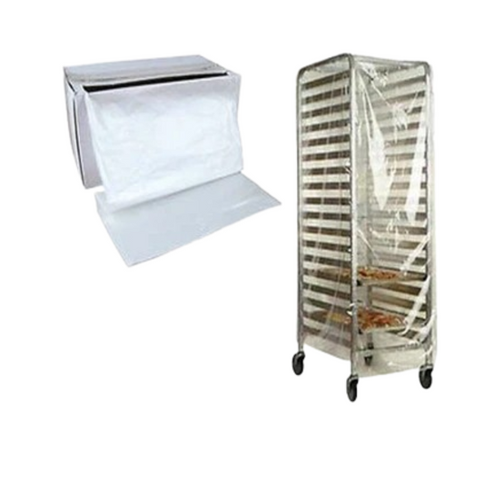52x80 Bun Rack Covers for Bakery Racks – 50/Roll, 4 Case Pack