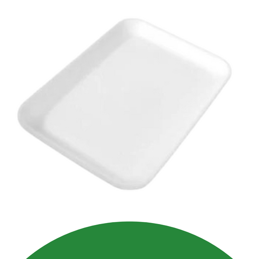 Foam Tray White #2 Disposable Food Packaging Tray