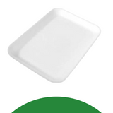 Foam Tray White #2 Disposable Food Packaging Tray