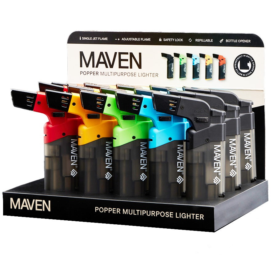 Maven Torch Lighter 1 Ct Popper+bottle Opener 98-1170t (15 count)
