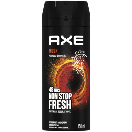 Axe Deodorant Spray 150 Ml (Uk) Musk Polar (12 pack)