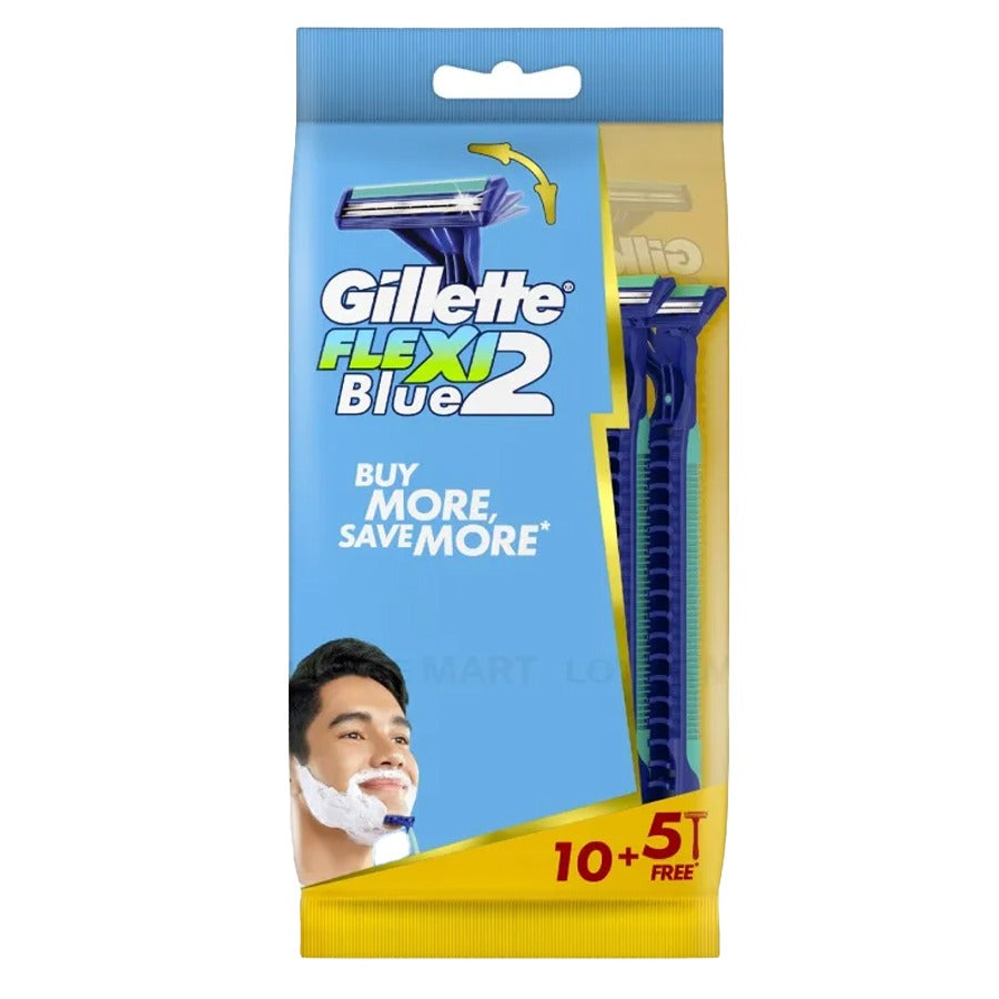 Gillette Razor Blue Ii 15 Ct Flexi (12 count)
