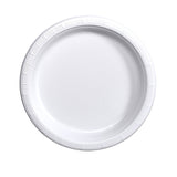 Dispozeit Plastic Plate 10 in 25 Ct White