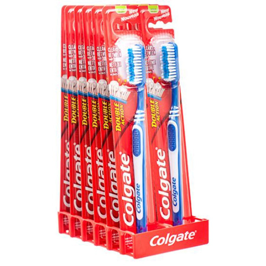 Colgate Toothbrush 1 Ct Medium Double Action Charcoal
