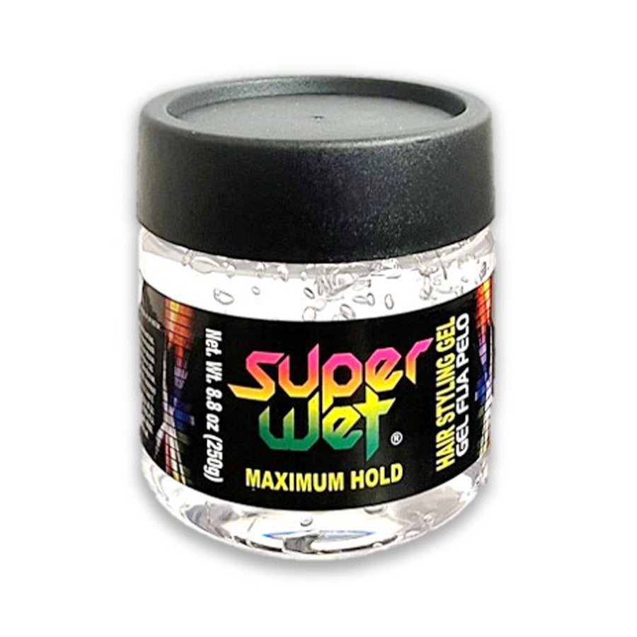 Super Wet Styling Gel 8.8 Oz 250 Ml Clear (24 pack)
