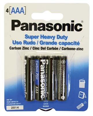 Panasonic Batteries Aaa4 Super Heavyduty (48 pack)