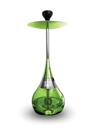 OVERDOZZ Hookah Green premium shisha pipe with glass base
